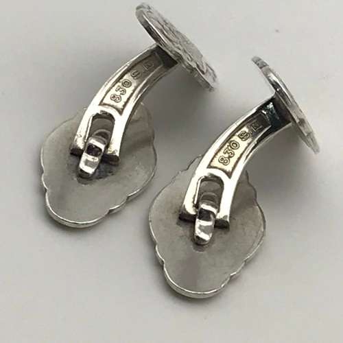 Vintage Norwegian Silver Cufflinks