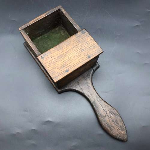 Antique Wooden Church Collection Box
