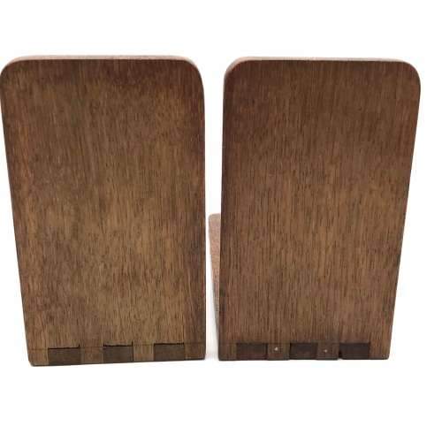 Early Carved Wood `Eagle` Bookends