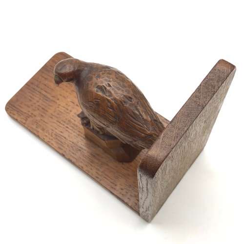 Early Carved Wood `Eagle` Bookends