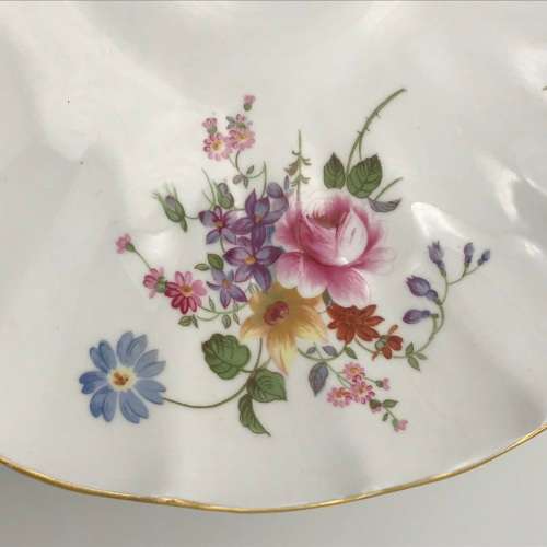 Large Royal Crown Derby `Posies` Pedestal Bowl