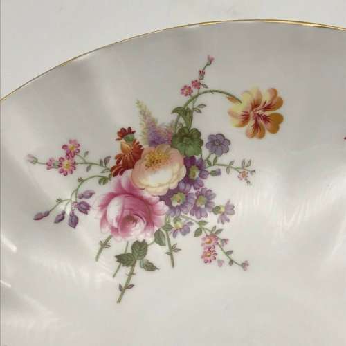 Large Royal Crown Derby `Posies` Pedestal Bowl