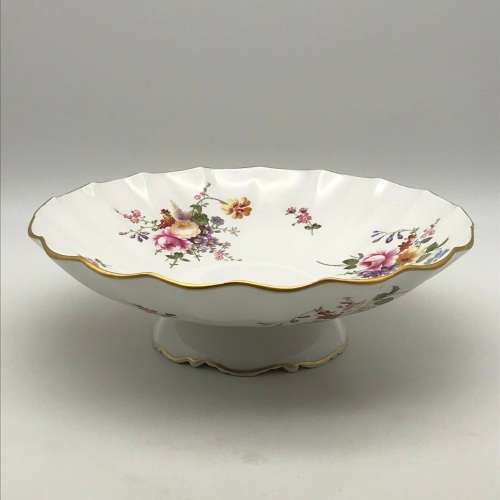 Large Royal Crown Derby `Posies` Pedestal Bowl