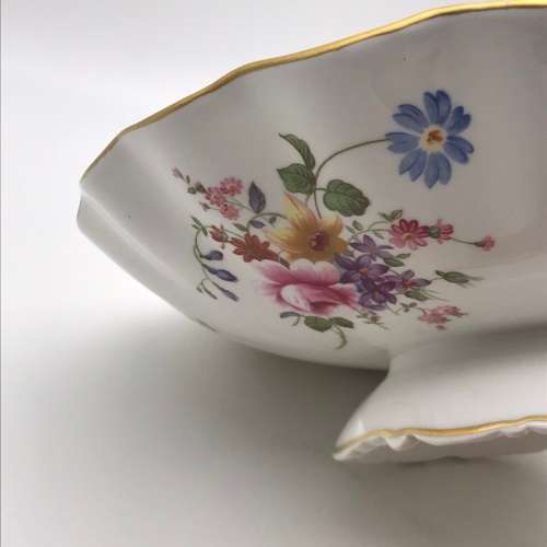 Large Royal Crown Derby `Posies` Pedestal Bowl