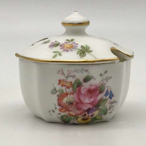 Royal Crown Derby `Posies` Mustard Pot & Lid