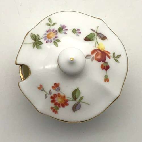 Royal Crown Derby `Posies` Mustard Pot & Lid