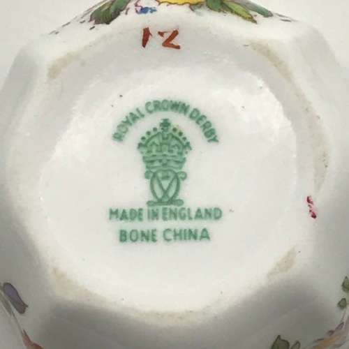 Royal Crown Derby `Posies` Mustard Pot & Lid