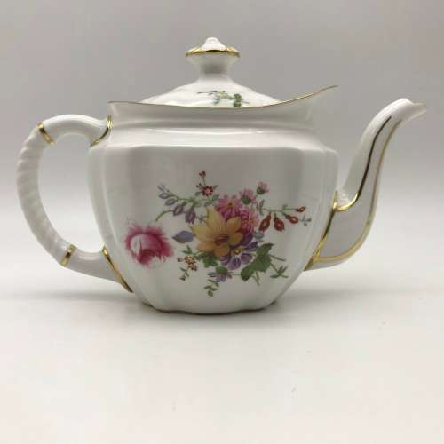 Early Royal Crown Derby `Posies` Tea Set for Two