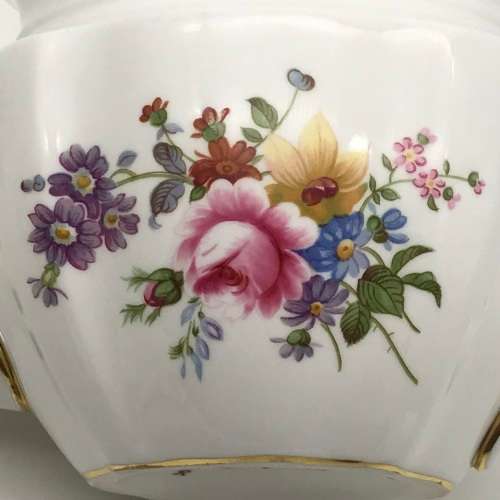 Early Royal Crown Derby `Posies` Tea Set for Two