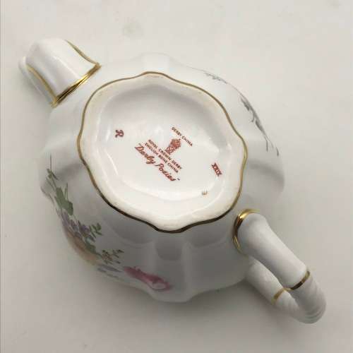 Early Royal Crown Derby `Posies` Tea Set for Two
