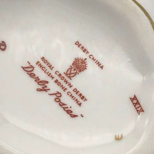 Early Royal Crown Derby `Posies` Tea Set for Two