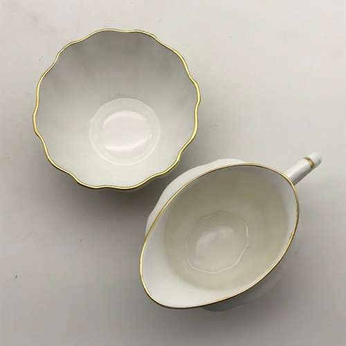 Early Royal Crown Derby `Posies` Tea Set for Two