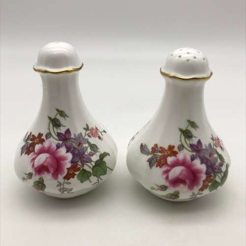 Royal Crown Derby `Posies` Salt & Pepper Pots