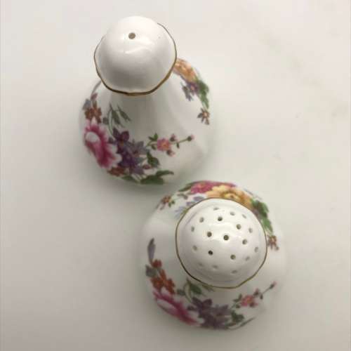 Royal Crown Derby `Posies` Salt & Pepper Pots