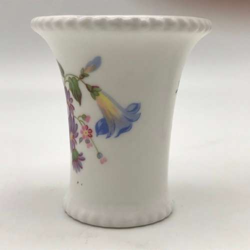 Pair Royal Crown Derby `Posies` Bud Vases