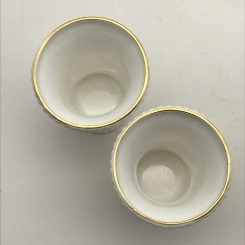 Pair Royal Crown Derby `Posies` Bud Vases