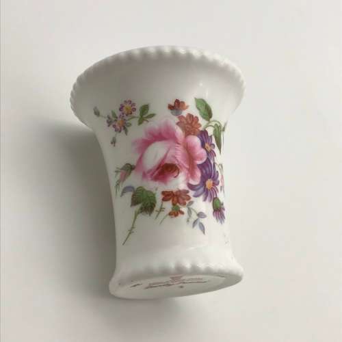 Pair Royal Crown Derby `Posies` Bud Vases