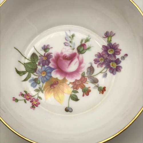 Royal Crown Derby `Posies` Tea Strainer & Dish