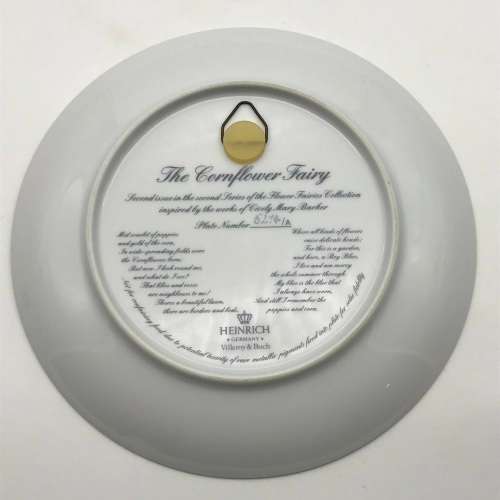 Vintage Villeroy & Boch `Flower Fairy` Plate (The Cornflower Fairy)