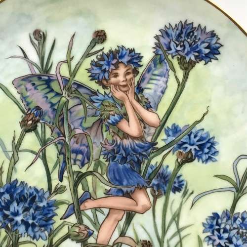 Vintage Villeroy & Boch `Flower Fairy` Plate (The Cornflower Fairy)