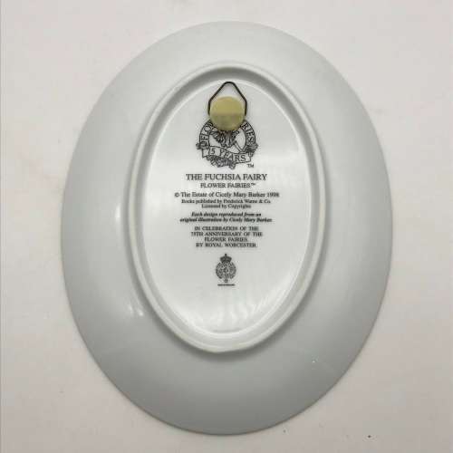 Royal Worcester `The Fuchsia Fairy` Plate (Boxed)