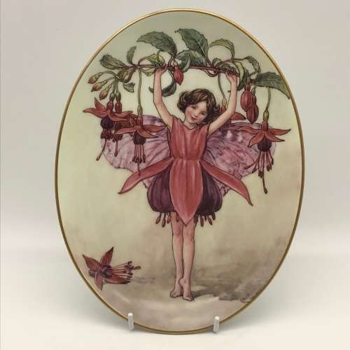 Royal Worcester `The Fuchsia Fairy` Plate (Boxed)