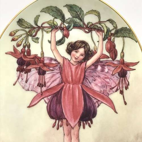 Royal Worcester `The Fuchsia Fairy` Plate (Boxed)