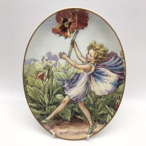 Royal Worcester `The Pansy Fairy` Plate (Boxed)