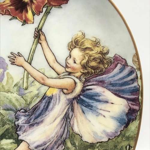 Royal Worcester `The Pansy Fairy` Plate (Boxed)