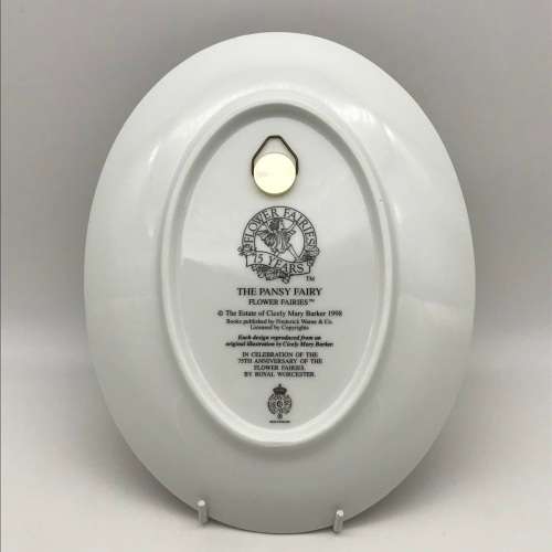 Royal Worcester `The Pansy Fairy` Plate (Boxed)