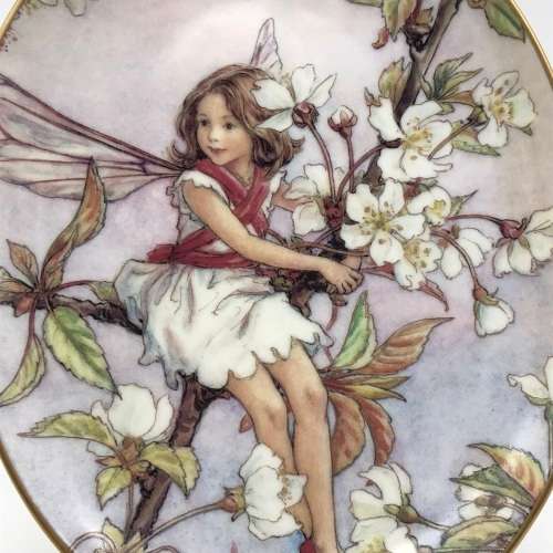 Royal Worcester `The Wild Cherry Blossom Fairy` Plate (Boxed)