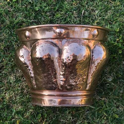 Lovely Large Vintage Copper Planter