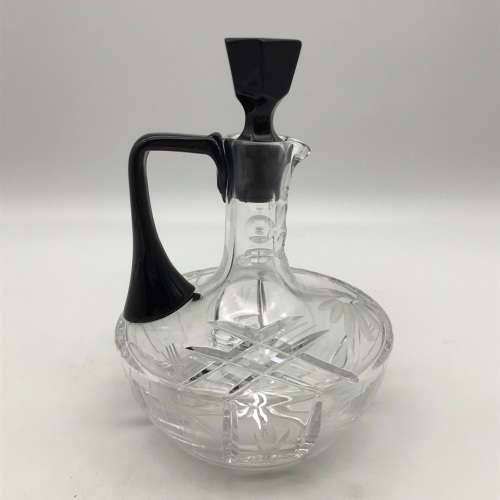 Small Art Deco Crystal Claret Jug