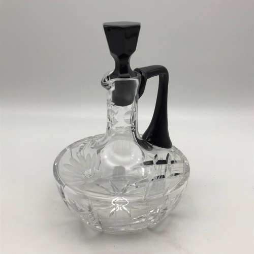 Small Art Deco Crystal Claret Jug