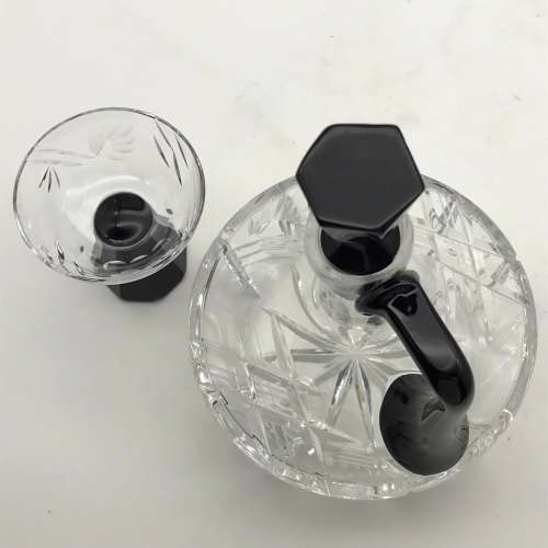 Small Art Deco Crystal Claret Jug