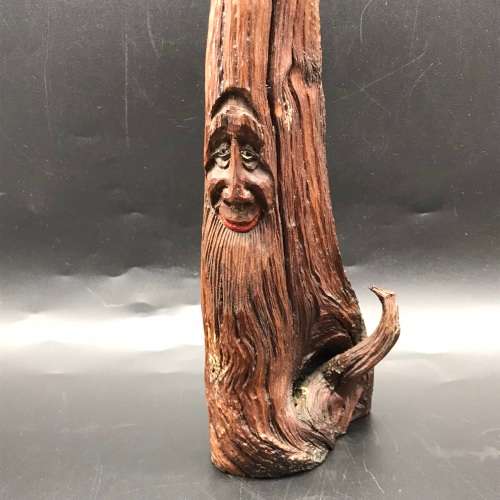 Carved Natural Wood Branch (Signed - Dwain Freeman)