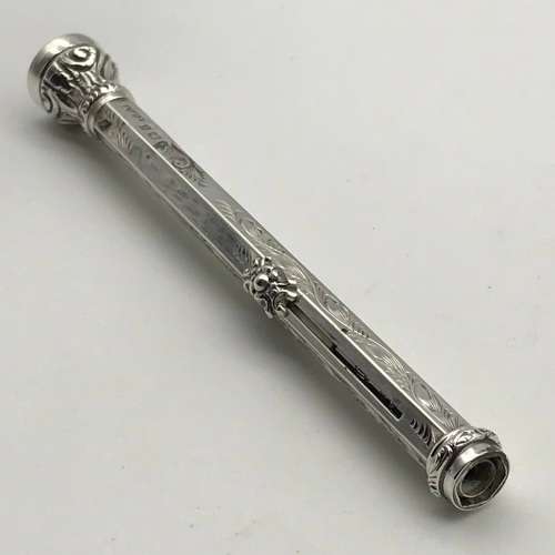 Antique Silver Retractable Combination Pen & Pencil (1906)
