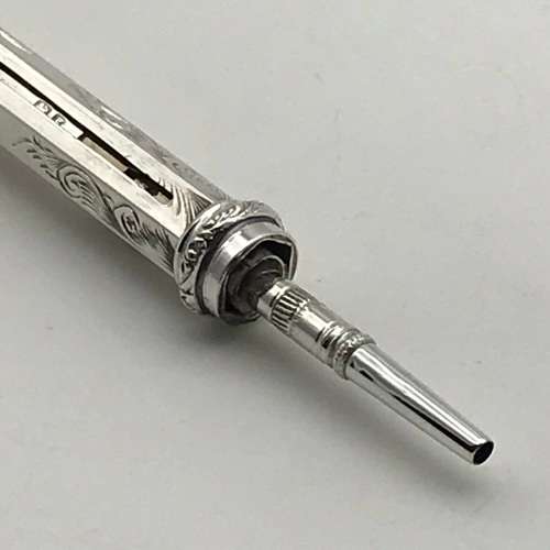 Antique Silver Retractable Combination Pen & Pencil (1906)