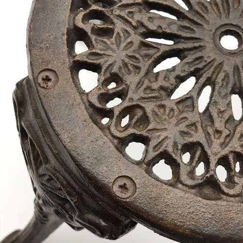 Vintage Cast Iron Doll`s Table & Chairs