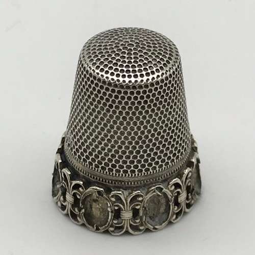 Antique Solid Silver Thimble