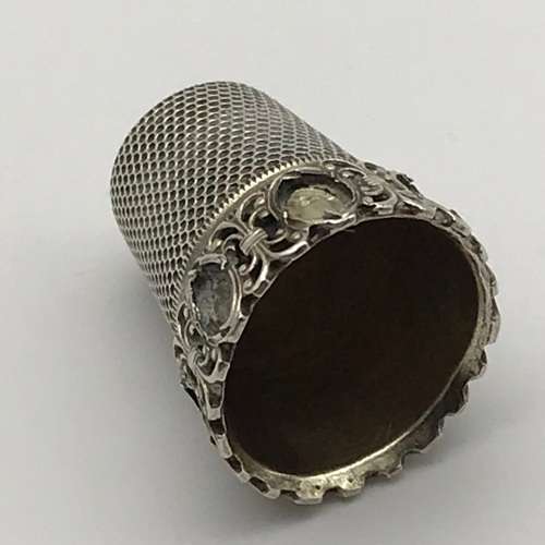 Antique Solid Silver Thimble