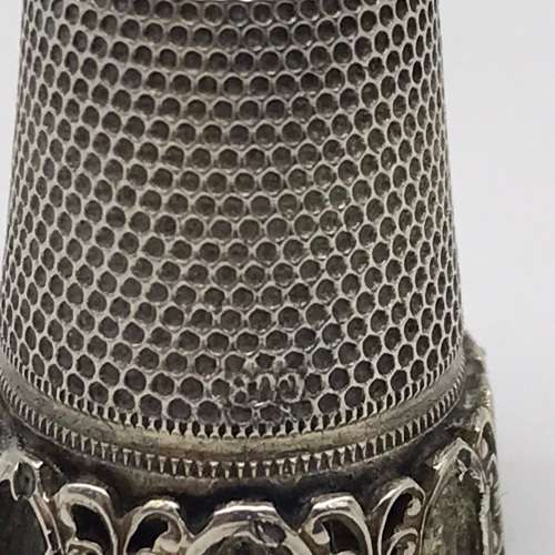 Antique Solid Silver Thimble