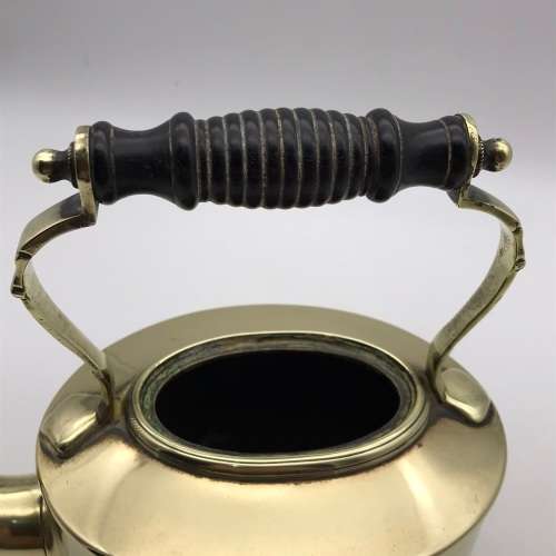 Antique Brass `Tea Kettle on Stand` (W.S.&S)