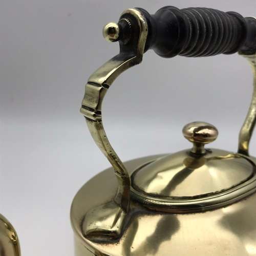 Antique Brass `Tea Kettle on Stand` (W.S.&S)