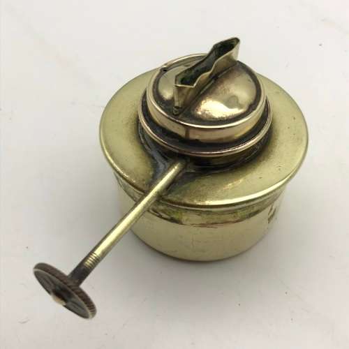 Antique Brass `Tea Kettle on Stand` (W.S.&S)