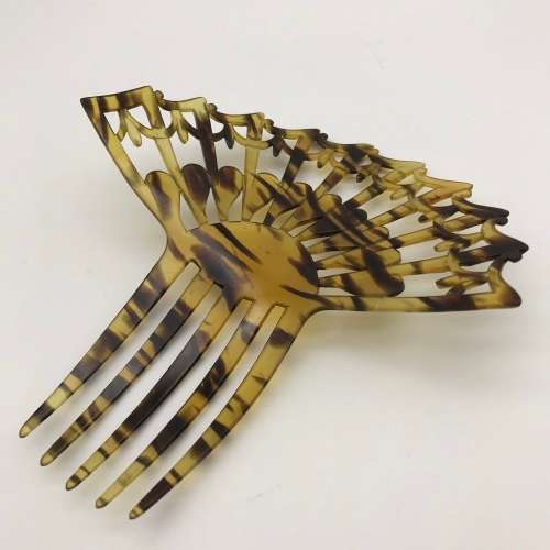 Vintage Faux Tortoise Shell Comb