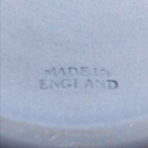 Blue `Wedgwood` Commemorative Jar & Lid