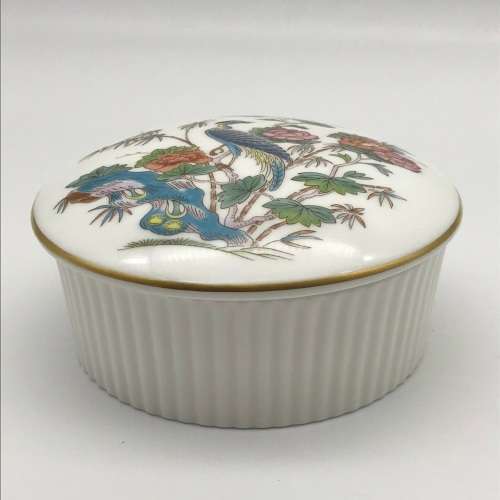 Two Wedgwood `Kutani Crane` Trinket Boxes