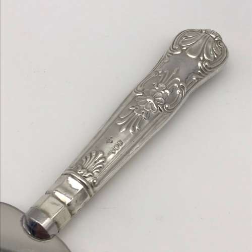 Vintage Silver `Kings Pattern` Cake Slice