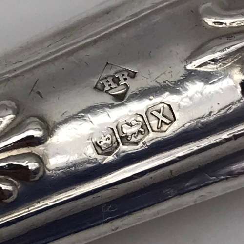 Vintage Silver `Kings Pattern` Cake Slice